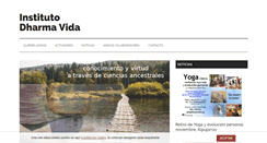 Desktop Screenshot of dharmavida.org