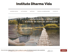 Tablet Screenshot of dharmavida.org